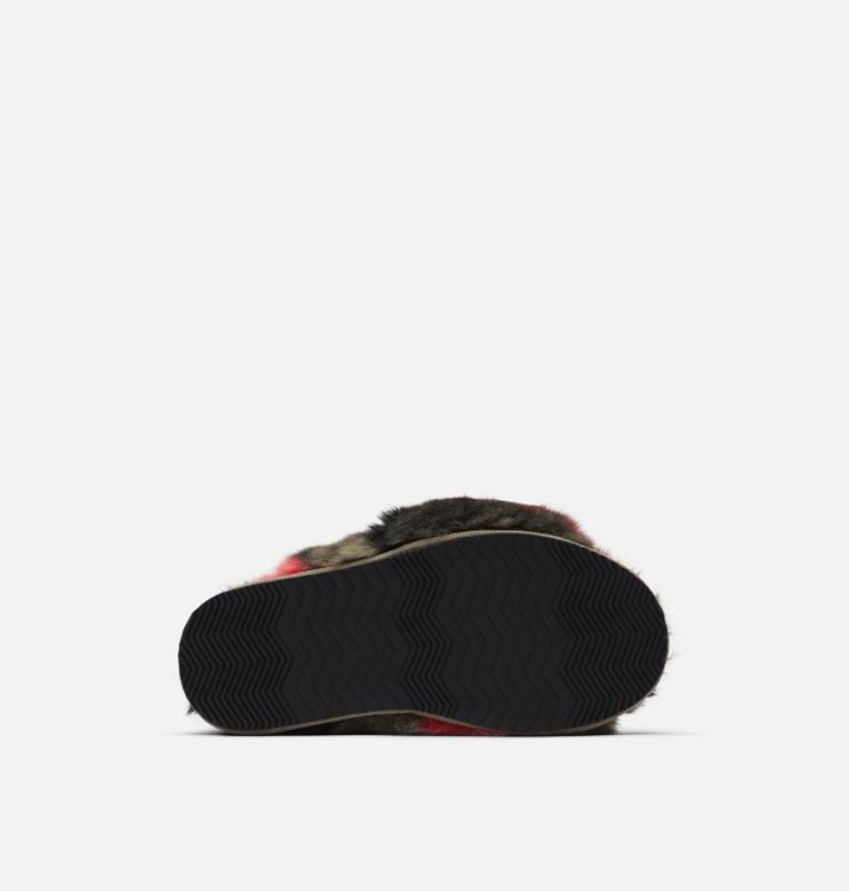 Womens Slippers Olive/Pink - Sorel Go™ - Mail Run - 578-GOBECV